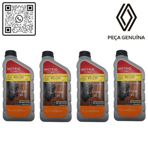 RN 266455-K4 8660089534 OLEO 10W40 SL RENAULT MOTRIO SEMI SINTETICO EMB 1L -1-